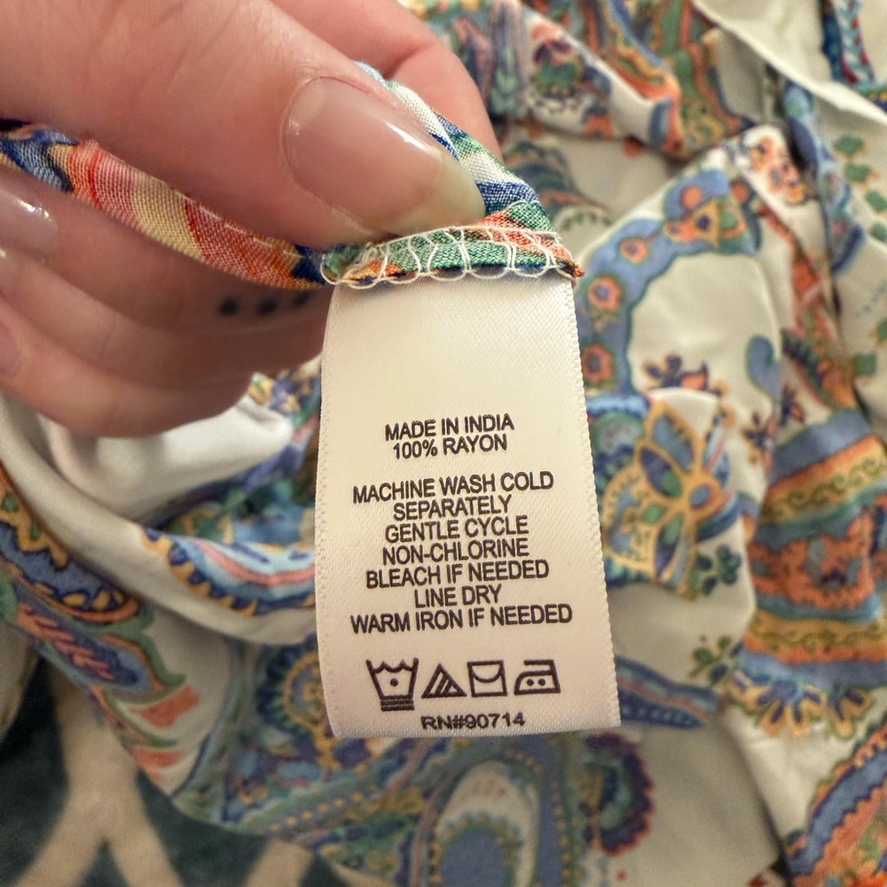 1. State Multicolor Paisley Maxi Dress - Picture 5 of 5